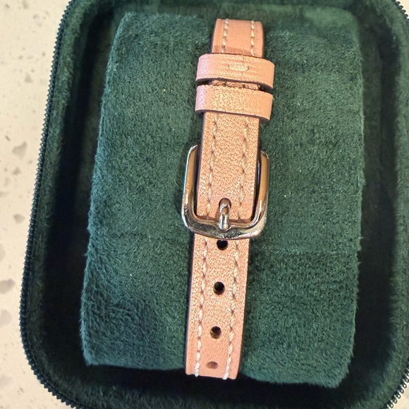 Coach Cadie Watch with Blush Pink Strap and Tea Rose Motifs - Picture 7 of 8